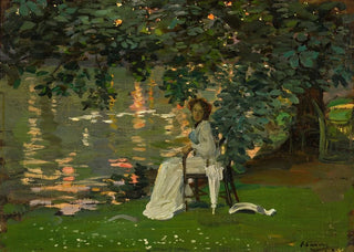 Sir John Lavery - Under The Trees Ranelagh.webp