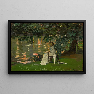 Sir John Lavery - Under The Trees Ranelagh.webp