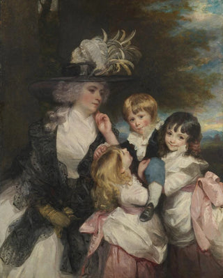 Sir Joshua Reynolds - Lady Smith Charlotte Delaval and Her Children George Henry Louisa and Charlotte.webp