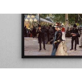 Sommeraften i Tivoli 1888 - Paul Fischer | Reproduction Tableau Décoration murale affiche copie