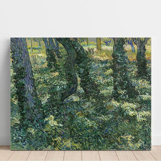 Sous-bois - Vincent van Gogh | Reproduction Tableau Décoration murale affiche copie