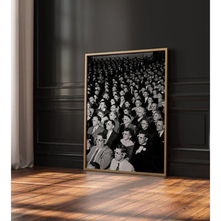 Spectateurs du Passé | Décoration photo en noir et blanc