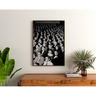 Spectateurs du Passé | Décoration photo en noir et blanc