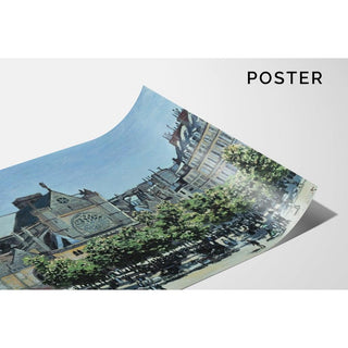 St. Germain l'Auxerrois - Claude Monet | Reproduction Tableau Décoration murale affiche copie