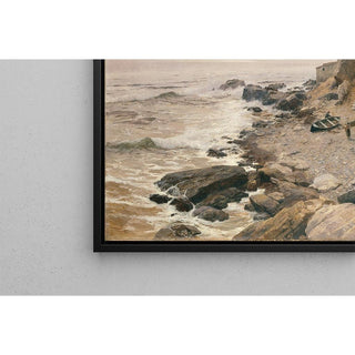 Sur la Riviera Côte rocheuse - Alfred Zoff | Reproduction Tableau Décoration murale affiche copie