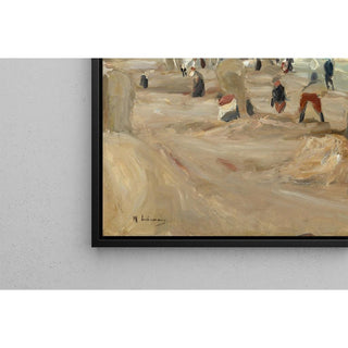 Sur la plage de Noordwijk - Max Liebermann | Reproduction Tableau Décoration murale affiche copie