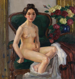 Leo Putz - Auf dem Sofa II Gusti.webp