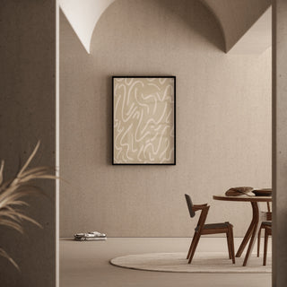 Tableau Bohème - Rêverie Beige | Reproduction Tableau Décoration murale affiche copie