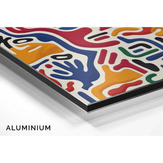 Tableau Pop Art – Mouvement des Mains | Affiche Colorée Abstraite aux Mains Stylisées | Poster Dynamique et Contemporain pour Salon ou Bureau