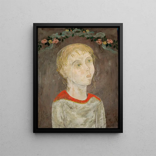 Tadeusz Makowski - Dziewczyna z girland kwiatw.webp