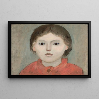 Tadeusz Makowski - Dziewczynka w pomaraczowej sukni.webp