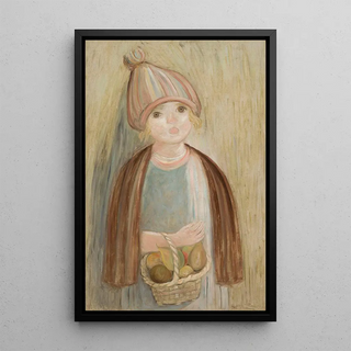 Tadeusz Makowski - Dziewczynka z koszykiem gruszek.webp