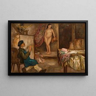 Tadeusz Makowski - Painter and a model.webp