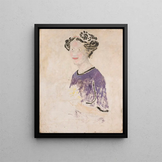 Tadeusz Makowski - Woman in a lilac dress.webp