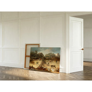 Tauromachie dans une arène divisée - Francisco de Goya | Reproduction Tableau Décoration murale affiche copie