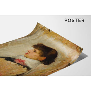 Tête d'un modèle - John William Waterhouse | Reproduction Tableau Décoration murale affiche copie