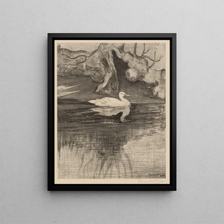 Theo van Hoytema - Vijver met eend.webp