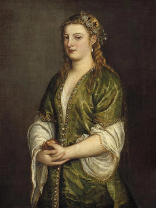 Titian - Woman Holding an Apple.webp