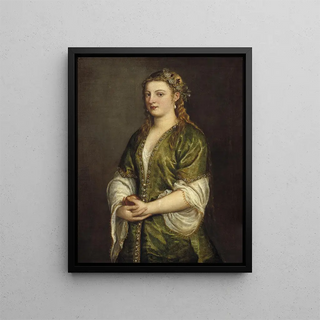 Titian - Woman Holding an Apple.webp