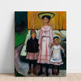 Trois enfants - Edvard Munch | Reproduction Tableau Décoration murale affiche copie