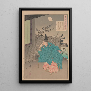 Tsukioka Yoshitoshi - Rendezvous by moonlight.webp