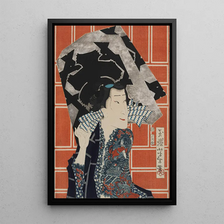 Tsukioka Yoshitoshi - The Actor Sawamura Tanosuke III for a Fire Troupe.webp