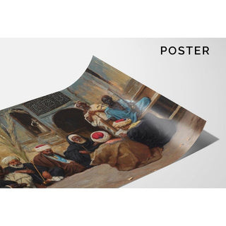 Un Conseil des sages - Ludwig Deutsch | Reproduction Tableau Décoration murale affiche copie