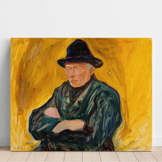 Un vieil homme - Edvard Munch | Reproduction Tableau Décoration murale affiche copie