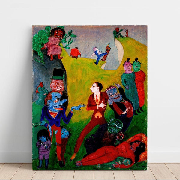 Reproduktion des Gemäldes Nils Dardel Utan Pardon