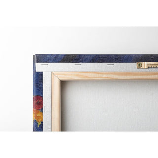 Vase d'Anémones sur Fond Bleu - Henri Lebasque | Reproduction Tableau Décoration murale affiche copie