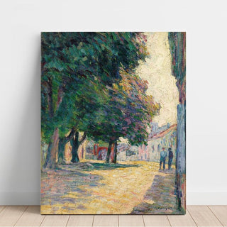 Vence, La Place Ensoleillée - Henri Lebasque | Reproduction Tableau Décoration murale affiche copie