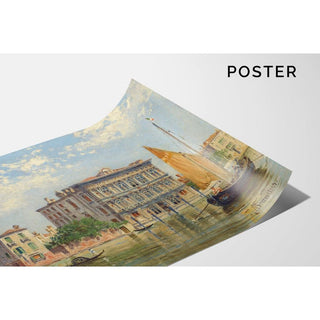 Vendramin Calergi depuis le grand Canal, Venise - Antonietta Brandeis | Reproduction Tableau Décoration murale affiche copie