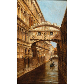 Venise, le pont des Soupirs - Antonietta Brandeis | Reproduction Tableau Décoration murale affiche copie