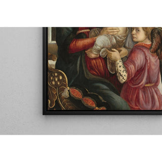 Vierge à l'enfant avec des anges - Sandro Botticelli | Reproduction Tableau Décoration murale affiche copie