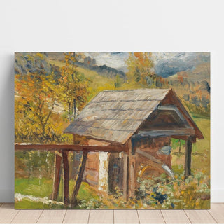 Vieux moulin à Gastein - Marie Egner | Reproduction Tableau Décoration murale affiche copie