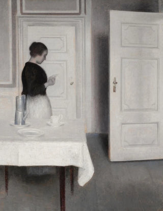 Vilhelm Hammershi - Ida Reading A Letter.webp