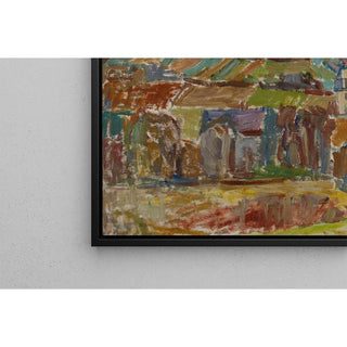 Village de montagne - Sasza Blonder | Reproduction Tableau Décoration murale affiche copie