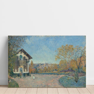 Vue de Marly-le-Roi depuis Coeur-Volant - Alfred Sisley | Reproduction Tableau Décoration murale affiche copie