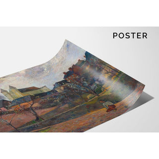 Vue de Rouen - Paul Gauguin | Reproduction Tableau Décoration murale affiche copie