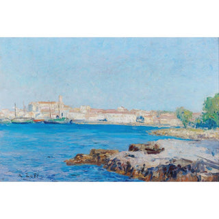 Vue de la baie de Rub Alto - Alfred Zoff | Reproduction Tableau Décoration murale affiche copie
