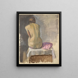 Walther Gamerith - Weiblicher Rckenakt.webp