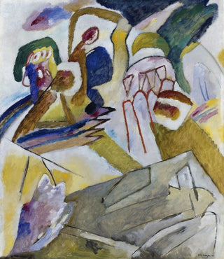 Wassily Kandinsky - Improvisation 18 with tombstone.webp