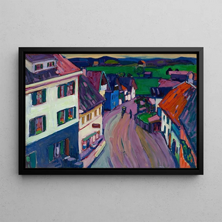 Wassily Kandinsky - Murnau View from the window of the Griesbru.webp