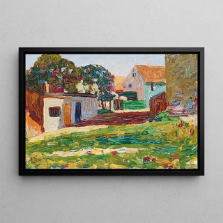 Wassily Kandinsky - SchwabingDas weisse haus.webp