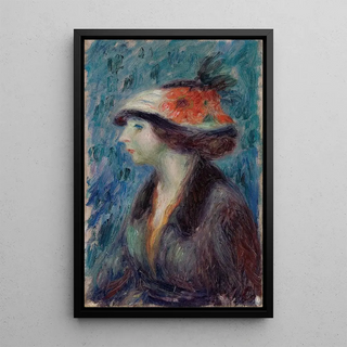 William James Glackens - Girl with Flowered Hat.webp