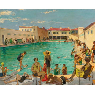 Winter in Florida de Sir John Lavery | Reproduction Tableau Décoration murale affiche copie