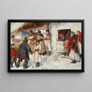 Wodzimierz Tetmajer - At the entrance to a tavern.webp