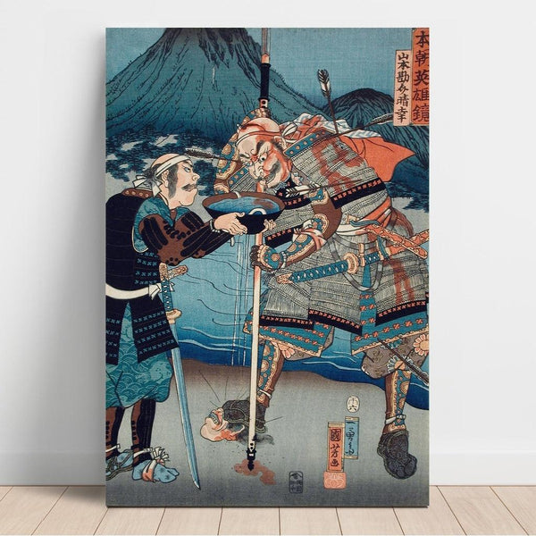 Riproduzione del dipinto Yamamoto Kansuke Haruyuki - Utagawa Kuniyoshi