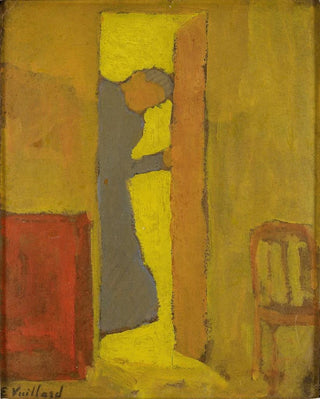 douard Vuillard - The Artists Mother Opening a Door.webp