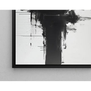 Black and White Design Poster - Abstract Impulse